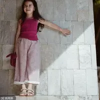 童装女童裤子2025新款春装儿童碎花休闲裤宝宝百搭时髦长裤洋气