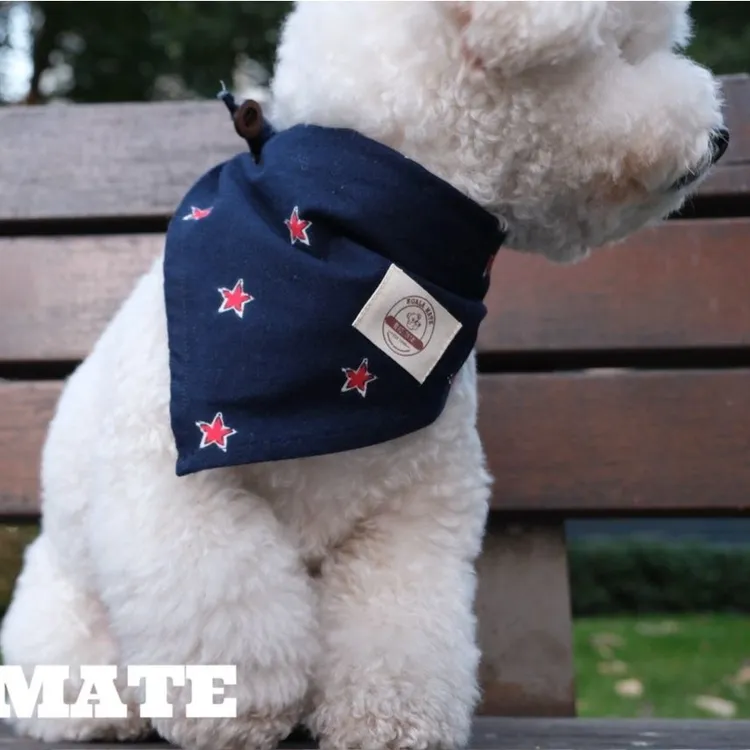 koalamate考拉伙伴宠物狗狗口水巾猫咪三角围巾纯棉个性卡通