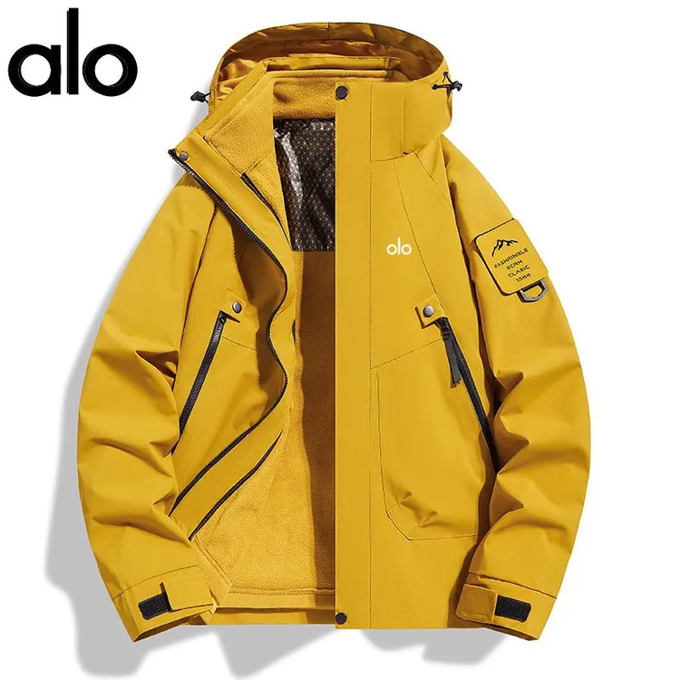 【轻奢痞帅男装】冲锋衣男款冬季三合一保暖外套宽松大码休闲百搭防