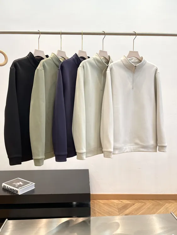 B持久温暖~半拉链长袖加绒加厚卫衣 男士秋冬上衣 H7398 男装 C10