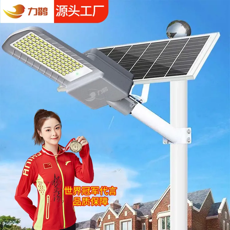 力鹊太阳能户外路灯道路室外新农村全套工程超亮大功率照明LED灯