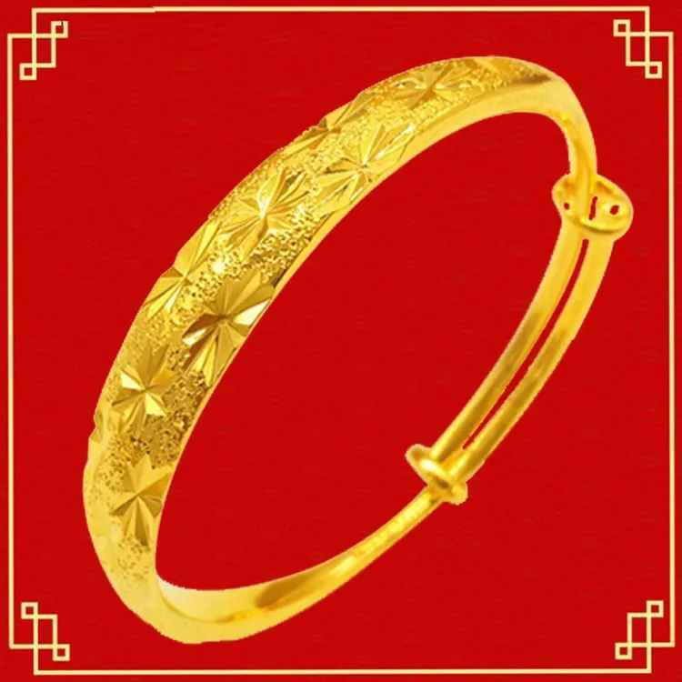 锌合金手镯 新款手镯女镀满天星手镯简约气质送妈妈时尚可调节