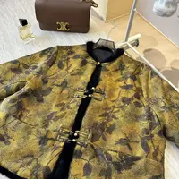 【金箔缠枝】新中式织金工艺羽绒女冬季显白显摆温柔贵气貂69963