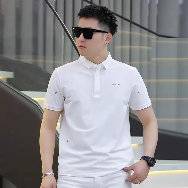 8816夏季新款百搭时尚休闲翻领poloT恤衫