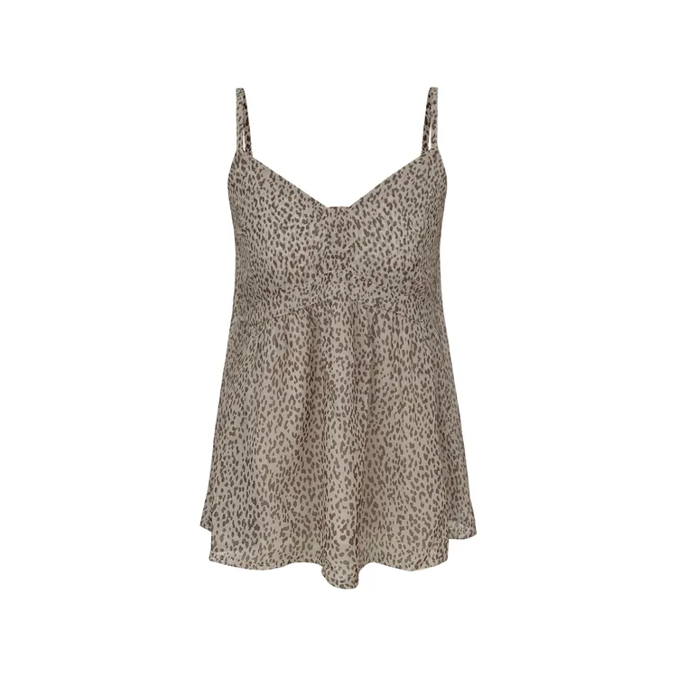 复古豹纹小吊带内搭C 9266#