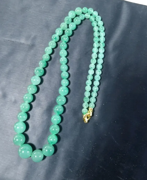 简约时尚百搭冰飘翠塔链9832