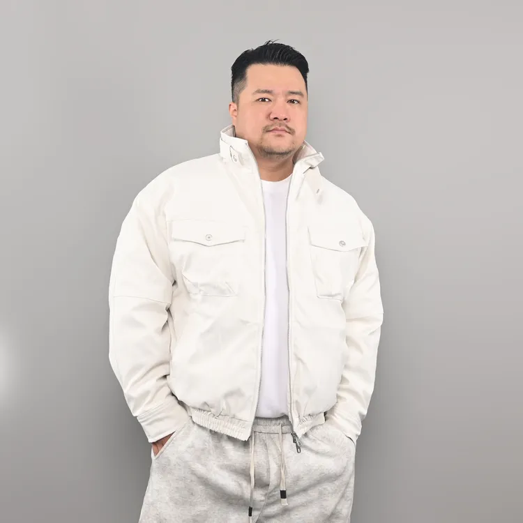 UM工作室精工短款飞行夹克保暖棉服