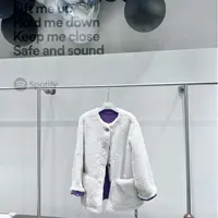 【Q-xyy服饰】冬季高品保暖气质毛毛一体外套 5605