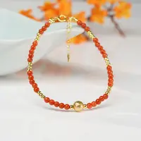 【小北好物】南红DIY手链约3mm【多样性发一件】2QH258X15