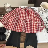 女童秋装套装2025秋新款韩版童装女宝宝春秋两件套P267