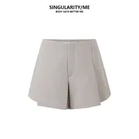 Singularity Me 7A 6030 捏褶韩系高智休闲减龄显瘦百搭短裙裙裤