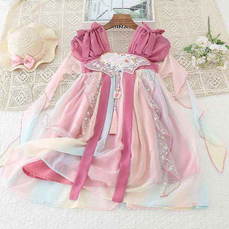 女童汉服新款优质传统服饰优雅儿童民族服装