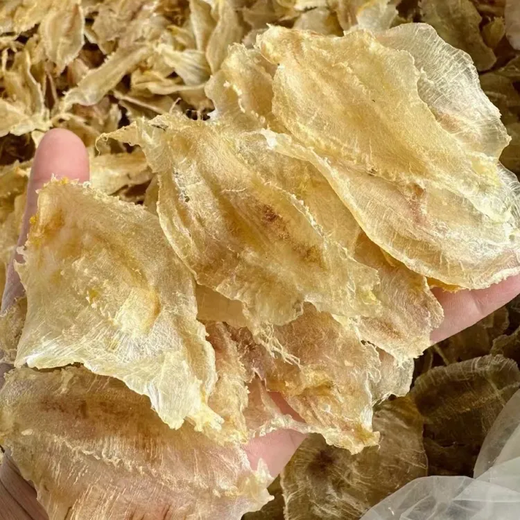 渔民自晒开片小土鳘血鳘鱼鳔鱼胶花胶海鲜干货短身厚肉纯天然Q爽