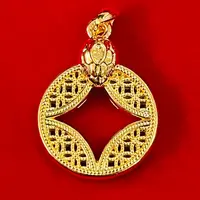 【思思专享】 足金999饰品 钱币吊坠 3.44 ZP