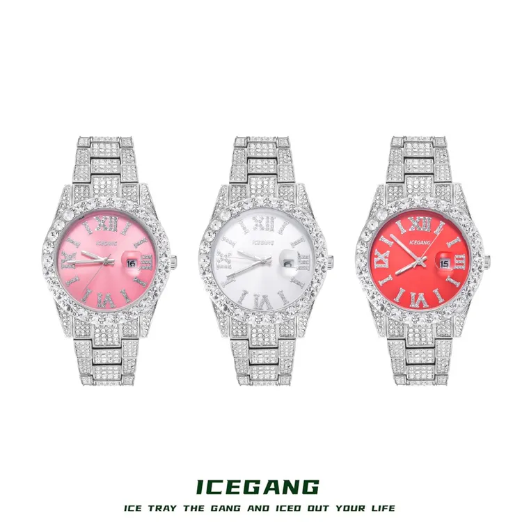 ICEGANG嘻哈罗马满钻腕表男女手表（福利价不参与店铺任何活动）