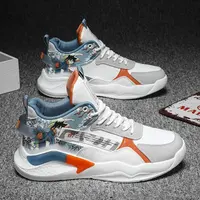 男鞋夏东季跑步运动休闲跑步初中生增高学生篮球潮鞋正