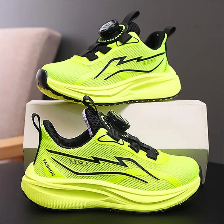 男童鞋运动鞋秋季2025新款轻便跑步儿童网面透气篮球鞋男孩中大童