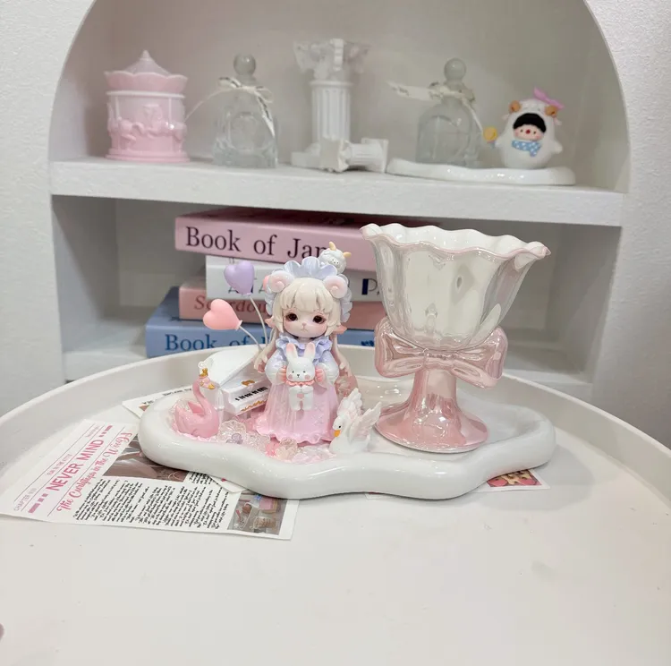 【主播代拆】正版手工diy奶油胶陶瓷水杯