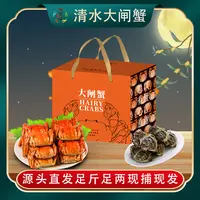 江苏清水大闸蟹 母蟹2.5/3/3.5两8/10只/公蟹3.5/4两母蟹3两 4对
