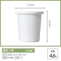 【9月爱丽思白色7号】两套（盆+托）
