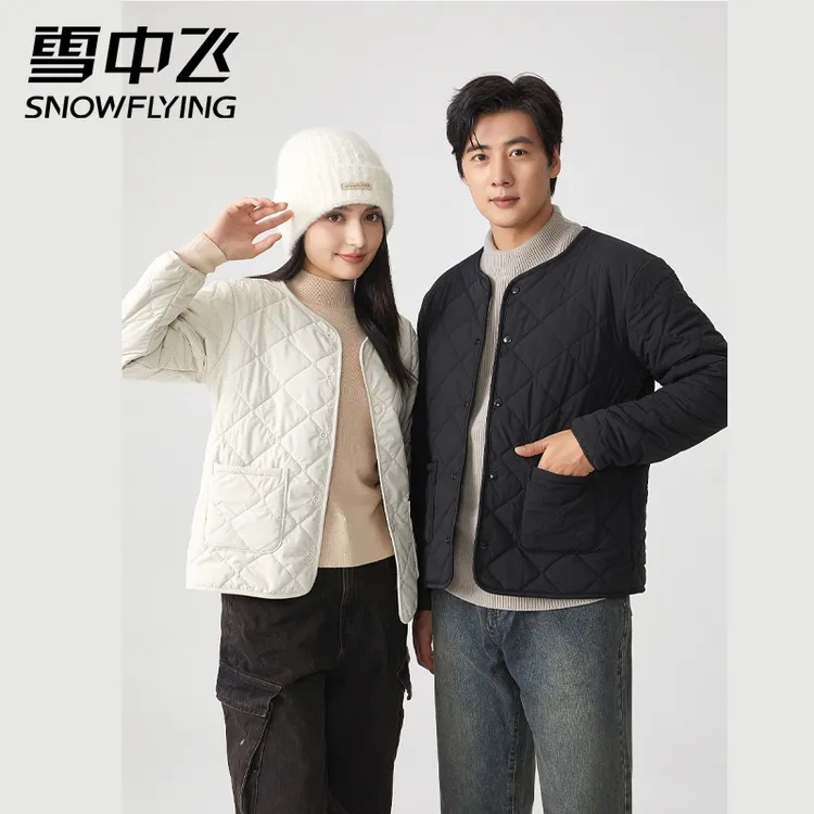 雪中飞秋冬经典百搭绵羊毛可外穿可内搭防风保暖外套sj