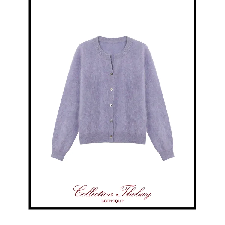 TheBay【半岛玫瑰】100%山羊绒拉绒软糯毛衣Bay2SDZR0501