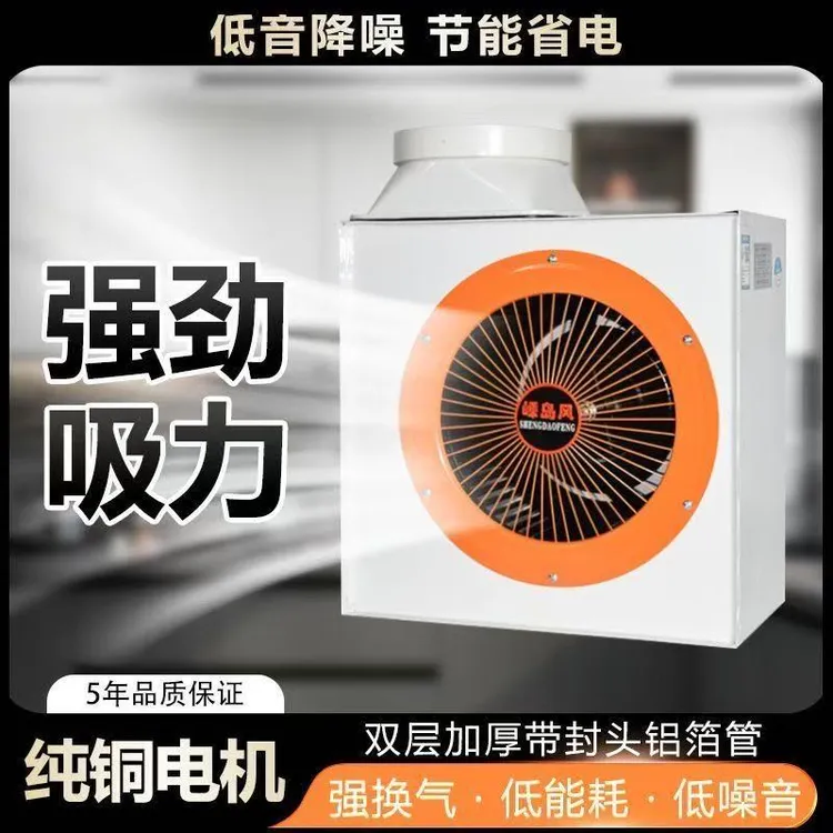 农村厨房抽油烟机家用大吸力排烟机土灶出租屋小型简易抽油烟机