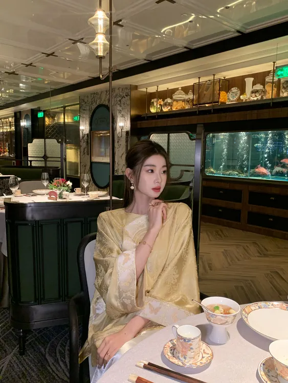 EIA一尧新中式国风【金玉宴】贵气老钱风提花外衫气质春季薄款上衣