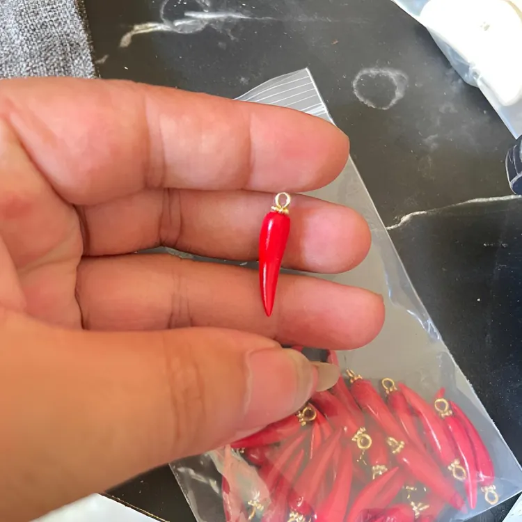 海南小米椒根磨的小辣椒钥匙扣车吊坠