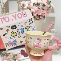 helloKitty凯蒂猫马克杯陶瓷高颜值家用水杯子情侣七夕送女友礼物