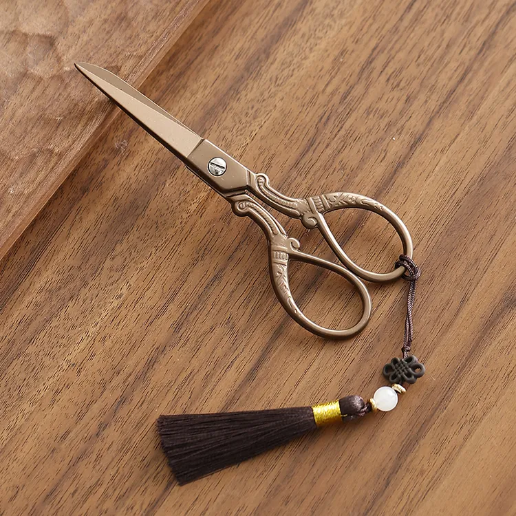 茶剪茶叶袋专用剪刀高端新中式禅意风茶艺茶包小剪刀茶道茶具配件