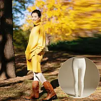 璇之恋·王璇 山羊绒100%【冰酒打底裤】（定制）·王璇原创设计