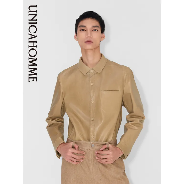 UNICAHOMME档案系列｜衬衫版皮衣