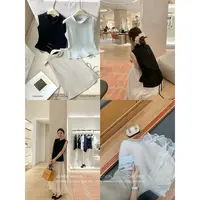 YESWOMENslik荡领背心·凉感透氣绑带天丝麻 纱半裙XYF5155B3616可