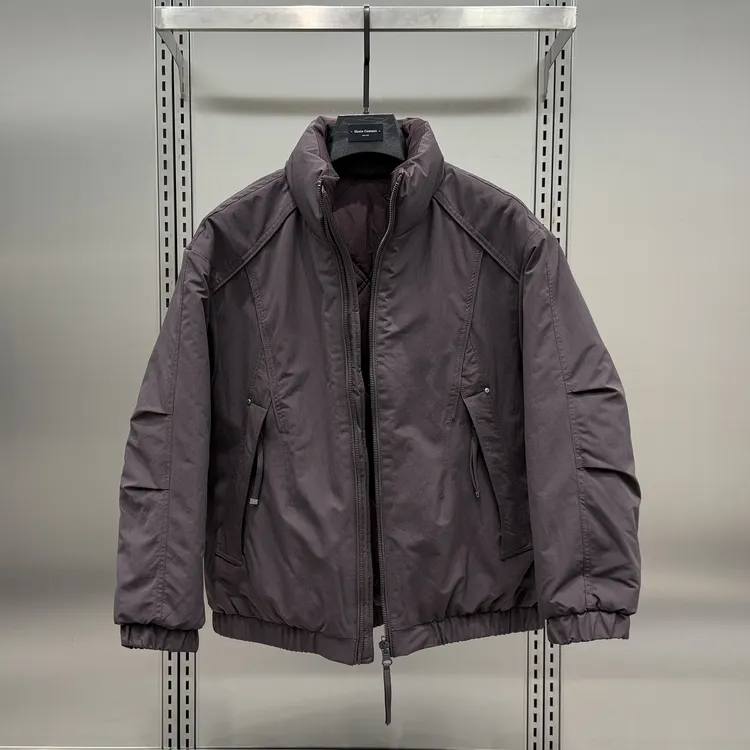 秋冬2025新款双面穿加厚立领棉服男士潮牌宽松休闲保暖棉衣外套潮