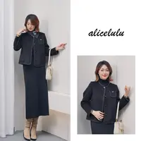 [alicelulu] 韩系小香风圆领时尚休闲百搭外套S2144907T
