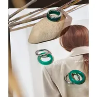 合金戒指 美洋MEIYANG 青梅戒指【商场同款】_温润叠戴素圈气质时尚