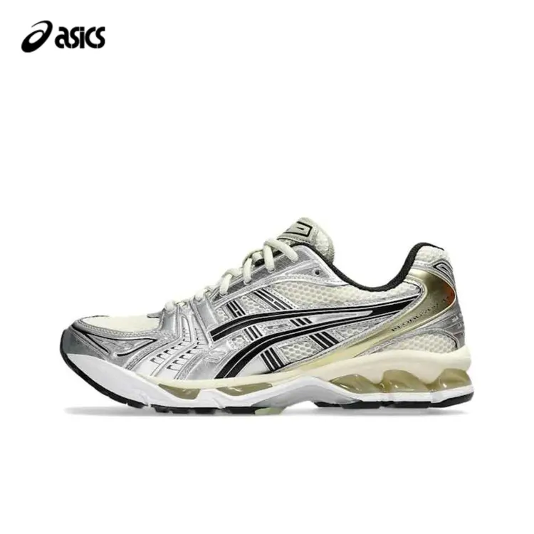ASICS/亚瑟士Gel-KAYANO 14 琥珀流光 轻机能男女款跑步鞋 米银色