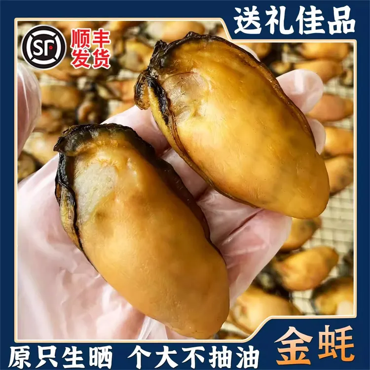 台山金蚝生晒特大生蚝干牡蛎干蚝豉干金蚝干广东特产海鲜干货生蚝