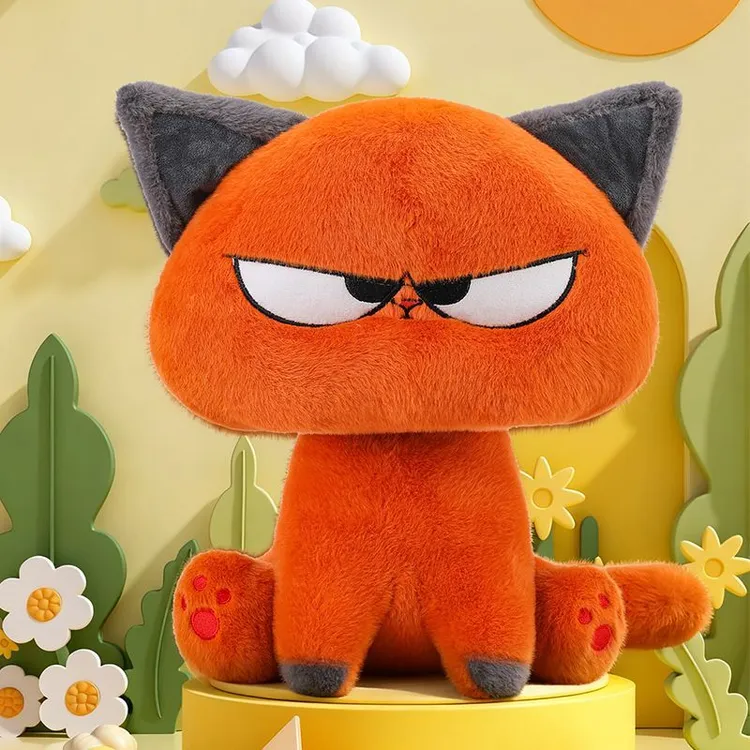 原创正版高冷拽酷小猫公仔猫咪毛绒玩偶卡通可爱抱枕女生娃娃礼物