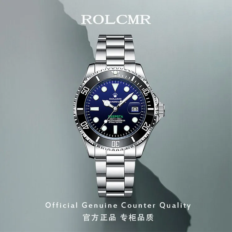 劳力士正品男士全自动机械防水夜光潜水时尚商务LOEGSINS腕表商品图