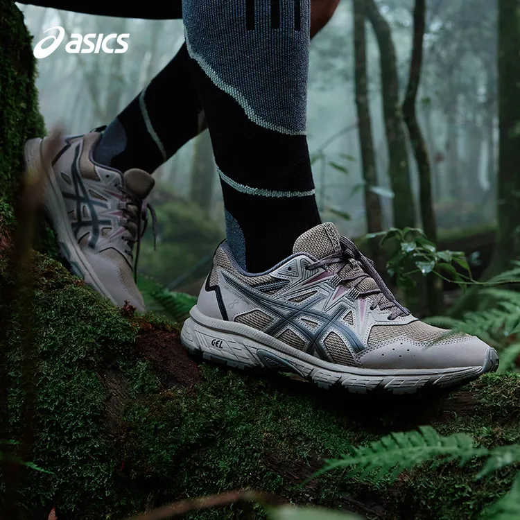跑者美学 ASICS亚瑟士GEL-VENTURE 8男女抓地缓冲回弹越野型跑鞋