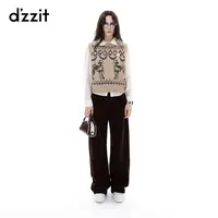 【商场同款新品】dzzit地素长袖衬衫25冬薄款白色上衣女3J4C4109B