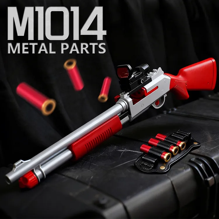 XM1014散弹枪模型男孩儿童玩具枪喷子霰弹双管来福s686抛壳软弹枪