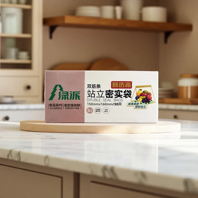 可站立食品级密实袋双筋条可重复使用密封不易渗漏强锁鲜防尘防潮