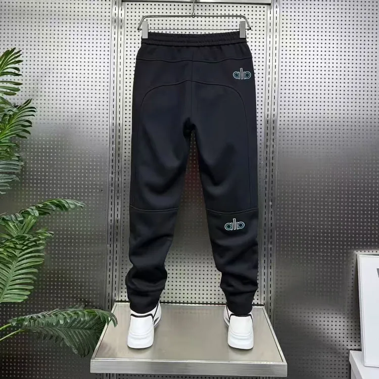 流光风男士拼接休闲裤男高腰长裤休闲裤秋季商务休闲