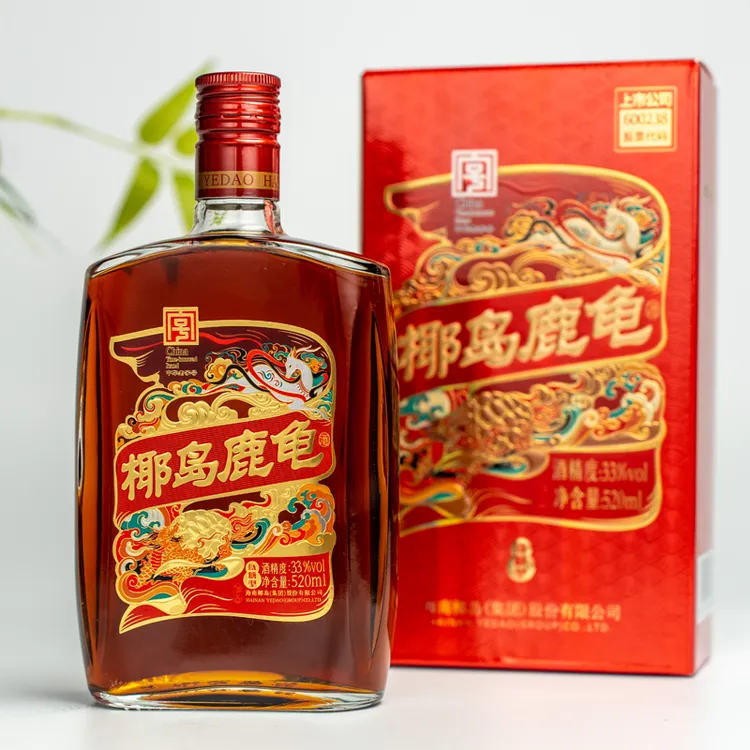 【双节福利】小鹿酒椰岛鹿龟酒 520ml礼盒装 适合送长辈中秋礼品酒