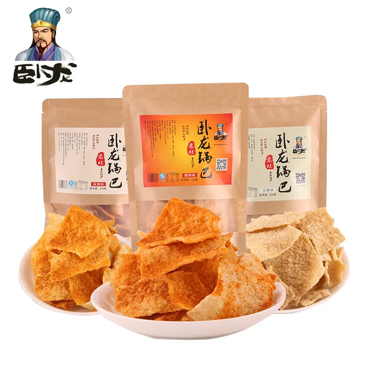 卧龙锅巴麻辣手工老襄阳特产二阳休闲食品零食大礼包办公室批发