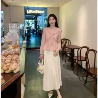 温柔假日 高端天丝莱赛尔新款气质显瘦小衫衬衫上衣DDS422/1