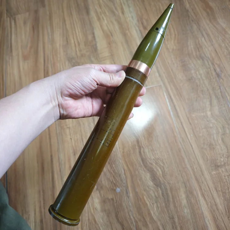 原色37钢弹壳摆件原壳原头 空壳摆件工艺品 军迷收藏 原汁原味